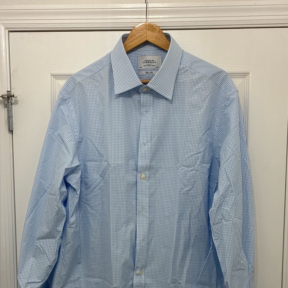 Charles Tyrwhitt Blue Check Dress Shirt